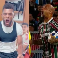 Borja le gritó el gol en la cara a Felipe Melo y la siguió en el vestuario