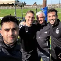 Pity Martínez recibió la visita de un ex River antes de sumarse al equipo