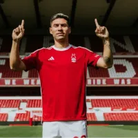 Montiel debutó en el Nottingham Forest