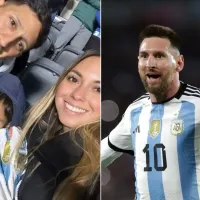 El festejo alocado de Aliendro con el gol de Messi en el Monumental