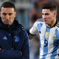 Scaloni explicó por qué sacó a Julián Álvarez ante Paraguay