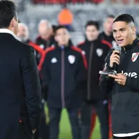 Juanfer se reencontró con ex compañeros de River