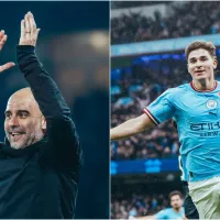 Guardiola volvió a elogiar a Julián y explicó su rol