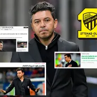 La repercusión en los medios del mundo sobre la llegada de Gallardo a Al-Ittihad