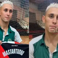 La emoción del jugador de Excursionistas que se llevó la camiseta de Mastantuono: 'River es el mejor de Sudamérica'