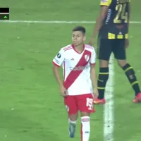 Claudio Echeverri, el cambio que salvó a River en su debut por Copa Libertadores