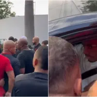 VIDEO  Hinchas del Flamengo rodearon a Nicolás de La Cruz y el ex River pasó un mal momento