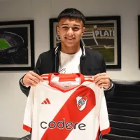 Felipe Esquivel, el delantero de la Selección Argentina Sub 17 que firmó su primer contrato en River