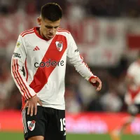 Alarma en River: Echeverri se hará estudios médicos y es duda para jugar con Talleres en Copa Libertadores