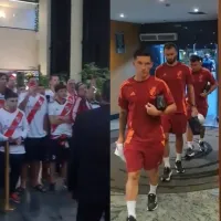 El apoyo de los hinchas al plantel de River en Belo Horizonte tras la goleada vs. Atlético Mineiro