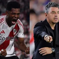 La explicación de Marcelo Gallardo sobre por qué Miguel Borja no fue titular en River vs. Banfield: ＂No fue un castigo＂