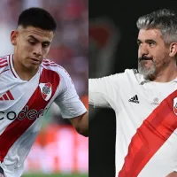 De un crack de River a otro: Claudio Echeverri le regaló su camiseta al Burrito Ortega