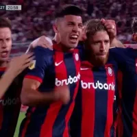 ¿Lo gritó? Gol y tímido festejo de Iker Muniain en San Lorenzo ante River