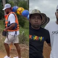 Borja solidario: el gesto del delantero de River en sus últimos días de vacaciones en Colombia