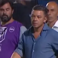 El gesto de disgusto de Gallardo con la actuación de River ante San Martín de San Juan