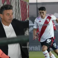Bajo la atenta mirada de Gallardo, Santiago Lencina volvió a ser figura en Reserva ante Independiente