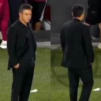 No se vio: la reacción de Marcelo Gallardo al segundo gol de Rosario Central y al empate final de River