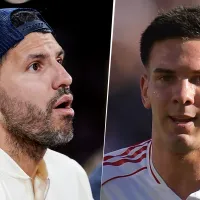 El Kun Agüero también llenó de elogios a Mastantuono por su golazo frente a Boca