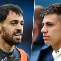 Bernardo Silva se rindió a los pies de Echeverri: "Es buenísimo"