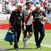 Alarma en River: Sebastián Driussi hizo el segundo gol de River pero se lesionó el tobillo
