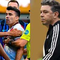 Gallardo reflexionó sobre la pelea de Acuña con Dumfries y fue frontal