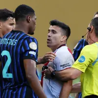 La gastada de Marcos Acuña que hizo explotar a Denzel Dumfries en River vs. Inter: “Te la gané a vos”