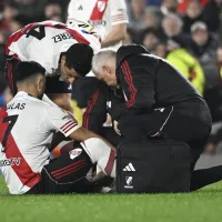 River en estado de alerta: Maxi Salas se hace estudios médicos para conocer el grado de su lesión