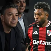 Gallardo le puso un freno a las críticas a Borja y se cruzó con un periodista