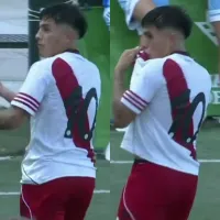 El gesto de un juvenil de River a la hinchada de Real Madrid en la eliminación del Mundial de Clubes Sub 18