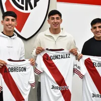 Junto a Agustín Obregón, Facundo González y Joaquín Flores también firmaron sus nuevos contratos con River
