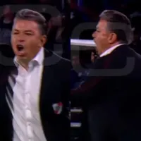 Se desahogó: así vivió Gallardo el gol de Maxi Meza para River ante Talleres