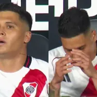 No se vio: la reacción de Juanfer Quintero al ser reemplazado por Gallardo en River vs. Gimnasia
