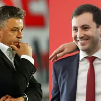 Primera reunión de Gallardo con Stefano Di Carlo para planificar el futuro de River