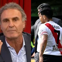 Ruggeri felicitó a Salas por su golpe a un hincha de Boca que cargó a River