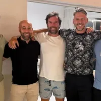 Reunión de ex River: la foto que Cavenaghi subió junto a Demichelis