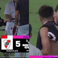 No se vio: el gesto de Messi con los pibes de River tras golear a Inter y el regalo que se llevó