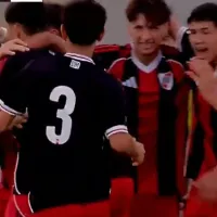 VIDEO: los goles de Sayago y Álvarez para River en la semifinal de la Messi Cup