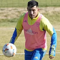 Gary Medel se entrenó en Boca: dónde lo pondría Diego Martínez en la Copa Sudamericana 2024