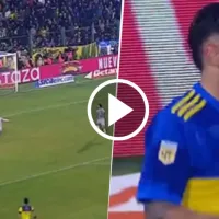 VIDEO  Con un blooper viral, el gol de Milton Giménez para el empate de Boca ante Defensa y Justicia