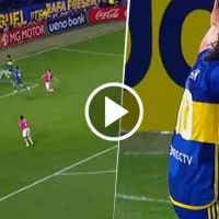 VIDEO  El golazo de Edinson Cavani para el 1-0 de Boca ante Independiente del Valle