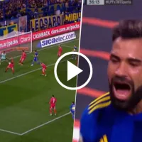 VIDEO  El golazo de taco de Milton Giménez para el empate de Boca ante Barracas Central