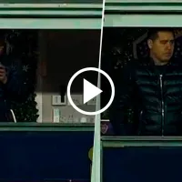 VIDEO  Cómo reaccionó Juan Román Riquelme al gol de Cavani ante Cruzeiro