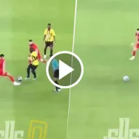 VIDEO  El tremendo caño de N'Golo Kanté a Equi Fernández en su debut en Arabia