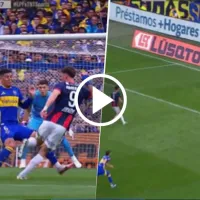 VIDEO  Minuto fatal para Boca: mano de Marcos Rojo, penal y gol de San Lorenzo