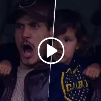 VIDEO  Lo gritó con todo: la reacción de Cavani al gol de Giménez en Boca vs. San Lorenzo