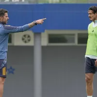 Cavani dijo qué le sorprendió de Gago en los primeros días de su ciclo: ＂Se notó eso＂