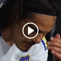 VIDEO | La bronca de Cavani luego de que Gago lo sacara del partido entre Boca y Lanús