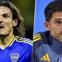 Boca hoy: Gago explicó por qué no puso a Cavani como titular y el jugador que se postuló pero el club no quiere