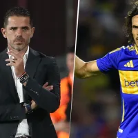 Cuál fue el verdadero motivo de Gago para sacar a Cavani en Boca ante Unión: ＂Llegó tarde＂