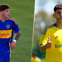 Dante González y Camilo Rey Domenech, los dos juveniles de Boca que firmarán su primer contrato profesional